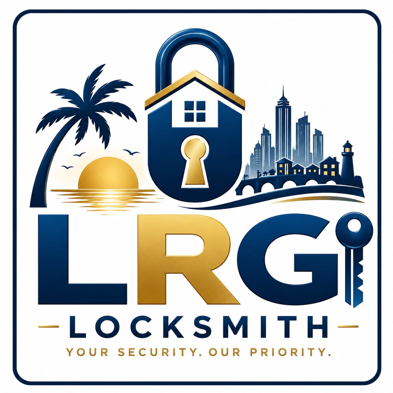 LRG Locksmith Logo